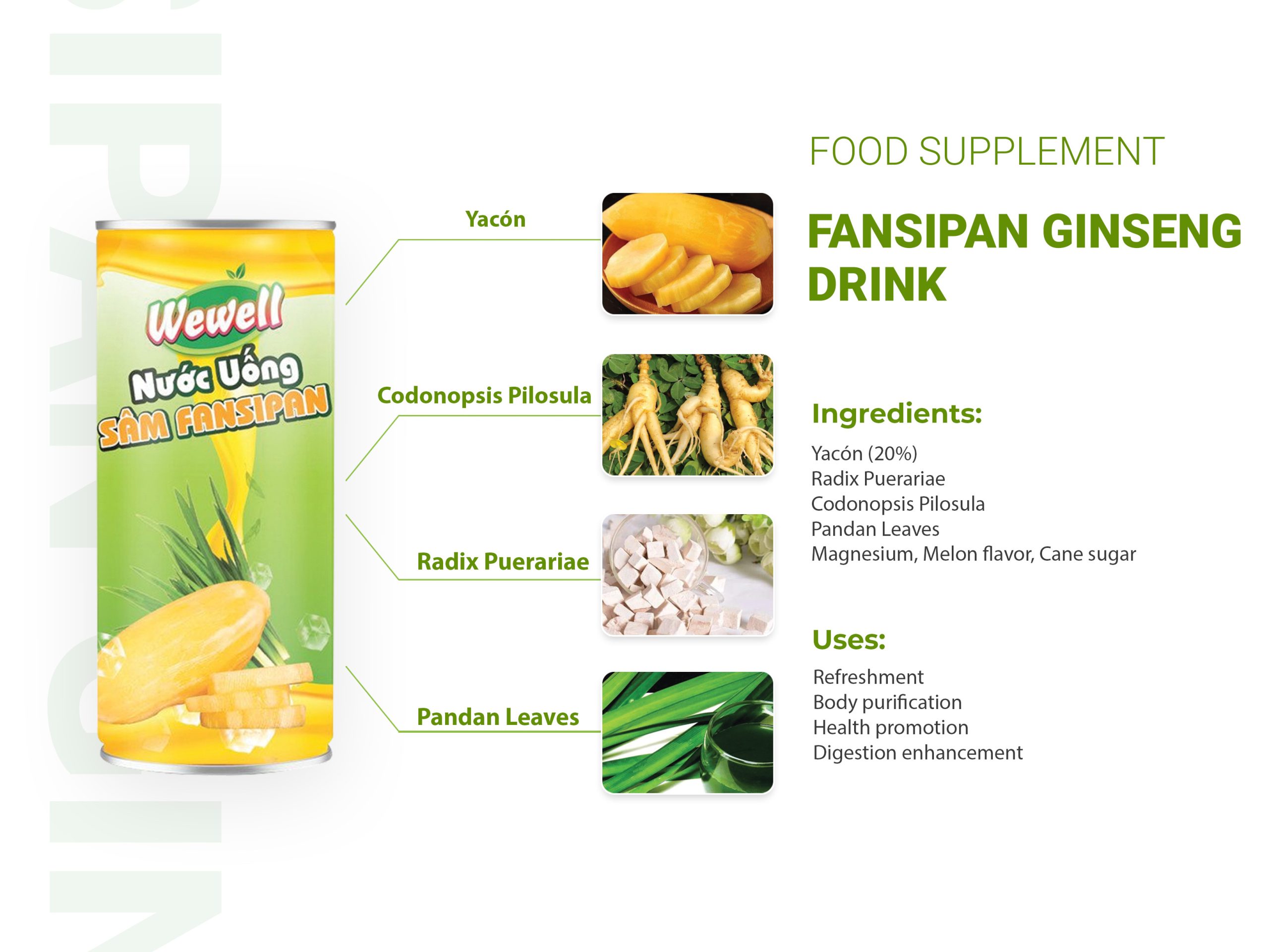  FanSiPan Ginseng Supplement Drink